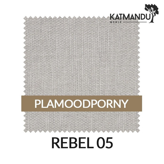 Esszimmerstuhl Olbia in Grau – Chenille-Stoff Rebel 5 & Massivholzbeine