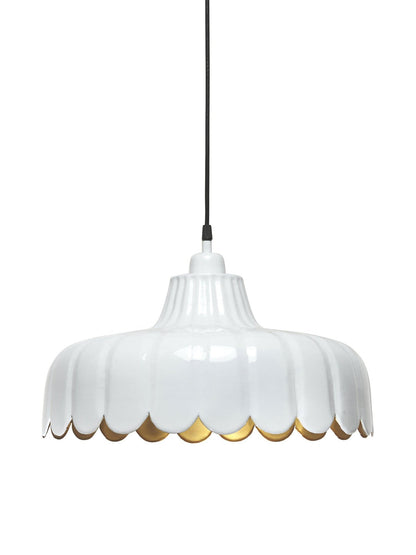 PR Home Hängelampe Wells Ø45 cm - Metalllampe Blütenform in 8 Farben