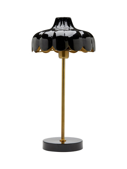 PR Home Wells Tischlampe 24cm – goldene Innenseite, in 7 Farben erhältlich, 50cm hoch