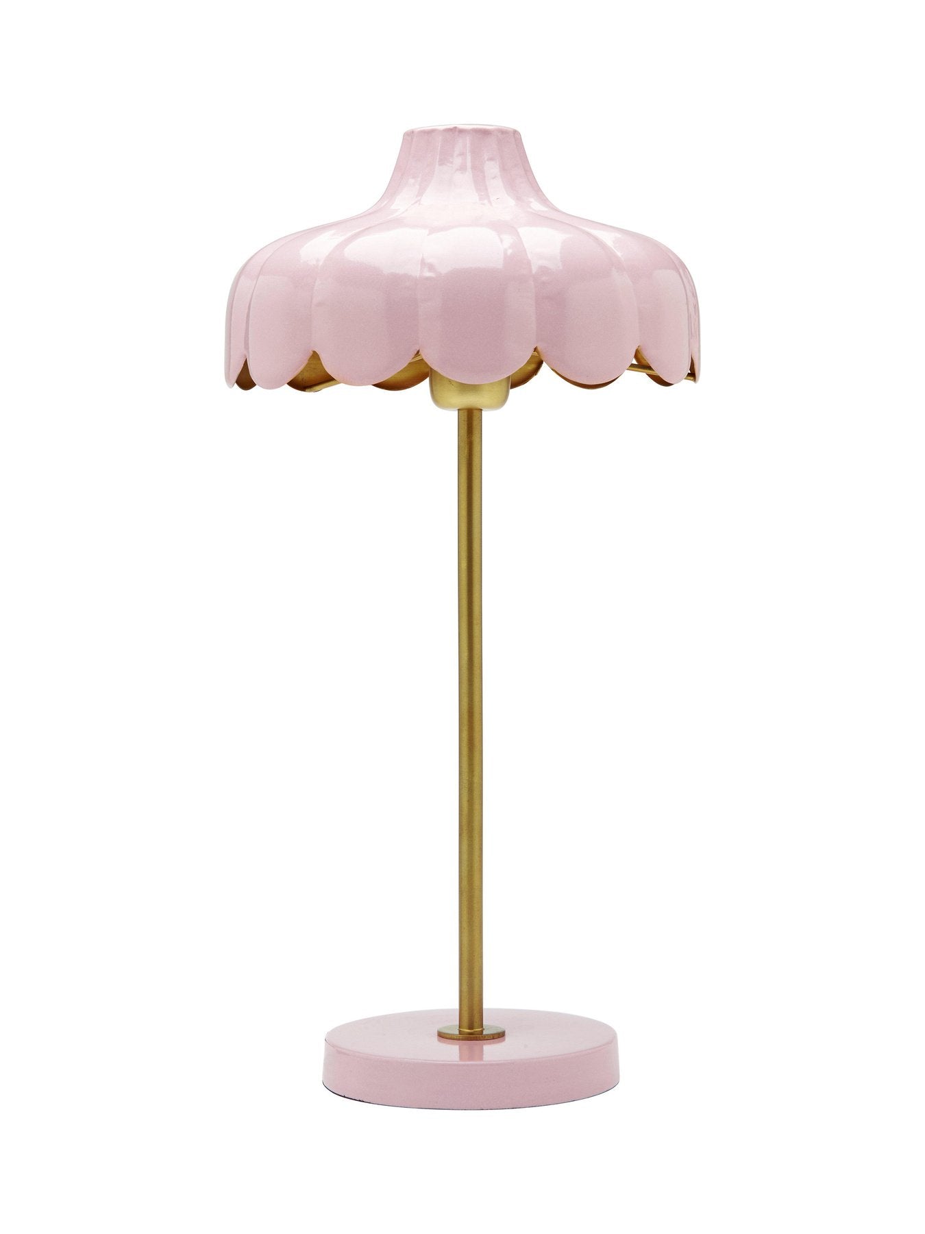 PR Home Wells Tischlampe 24cm – goldene Innenseite, in 7 Farben erhältlich, 50cm hoch