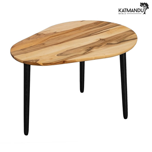 Eleganter Stolik Kawowy z Drewna Orzechowego Awokado Loftowy Design