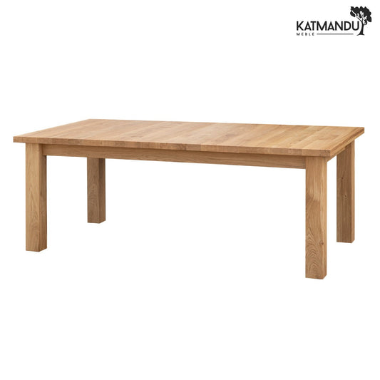 Hochwertiger ausziehbarer massiv Eichenholz Tisch Lanciano 200x100 cm