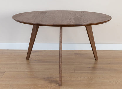Orbetello Couchtisch Ø90 cm Tabacco - Massivholz Eiche geölt