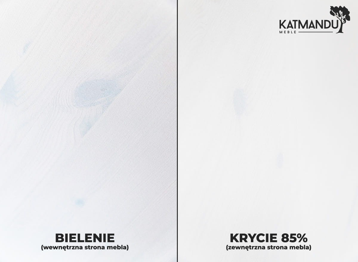 Kleine Kiefernholz-Couchtisch Belluno Elegante Weiße Walnuss mit Regal