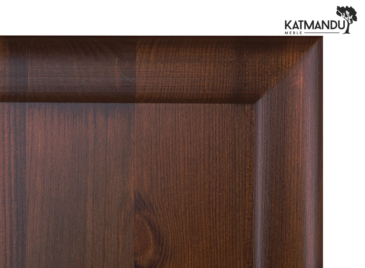 Kleine Kiefernholz-Couchtisch Belluno Elegante Weiße Walnuss mit Regal
