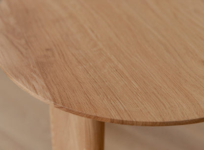 Monti Beistelltisch Eiche rund 51 cm - Minimalistischer Japandi-Stil
