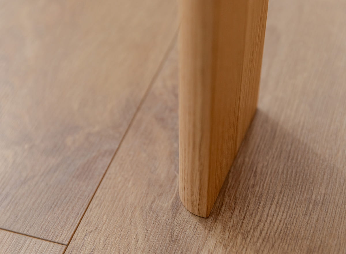 Monti Beistelltisch Eiche rund 51 cm - Minimalistischer Japandi-Stil
