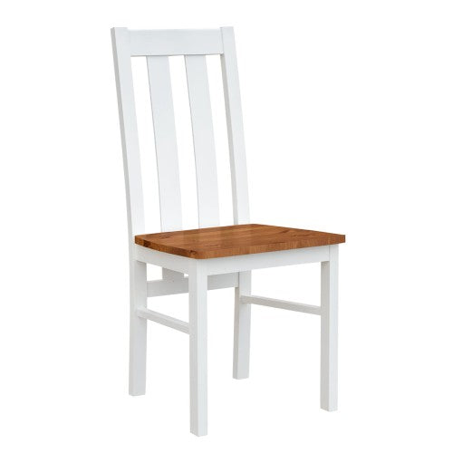 Krzesło Belluno Elegante 10 z siedziskiem z naturalnego drewna dębowego