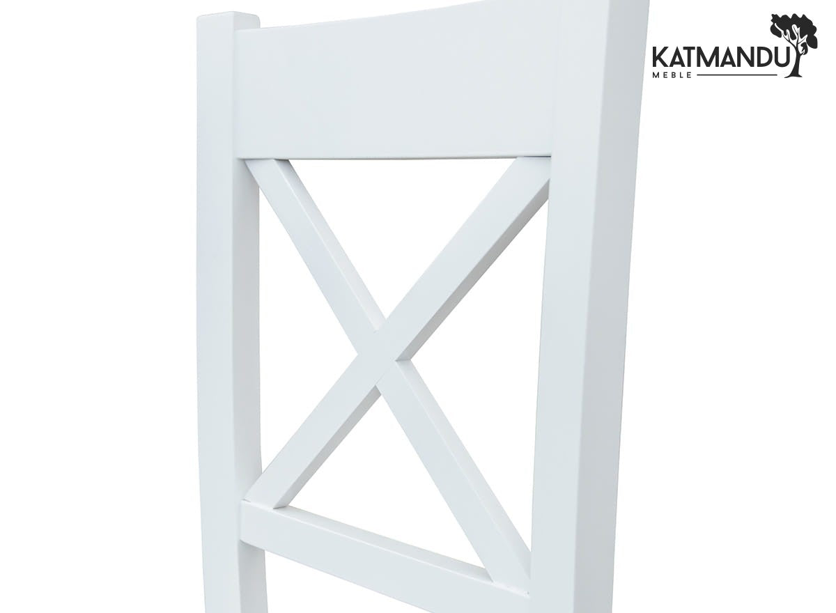 Elegantes Belluno 22 Stuhl mit weißem ergonomischem Sitz