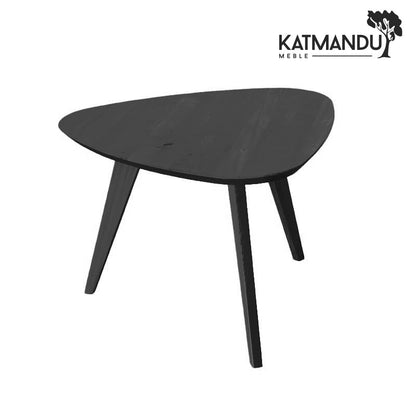 Orbetello Ecktisch 67x69 cm – Schwarzer Beistelltisch aus Eiche