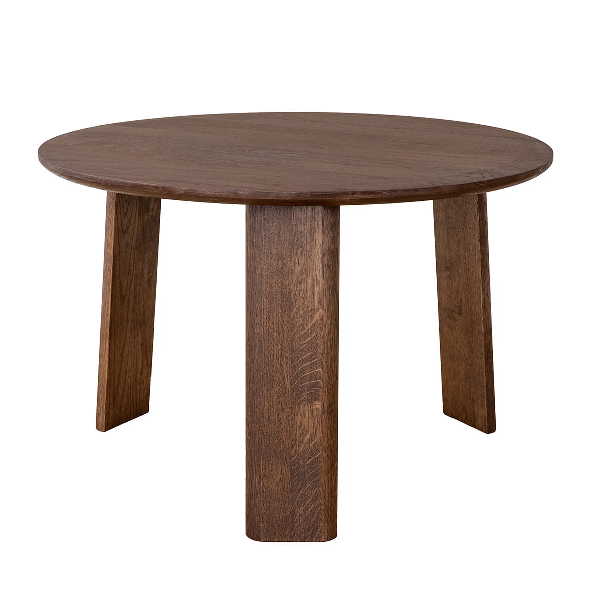 Runder Massivholz Eichen-Tisch 61 cm Tabacco Monti Design