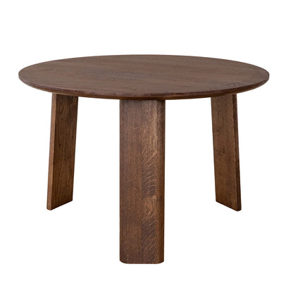 Runder Massivholz Eichen-Tisch 61 cm Tabacco Monti Design