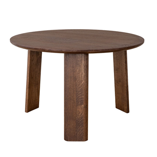 Runder Massivholz Eichen-Tisch 61 cm Tabacco Monti Design