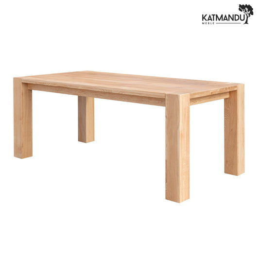 Eleganter massiver Eichen-Esstisch Siena 180x90 cm geölt