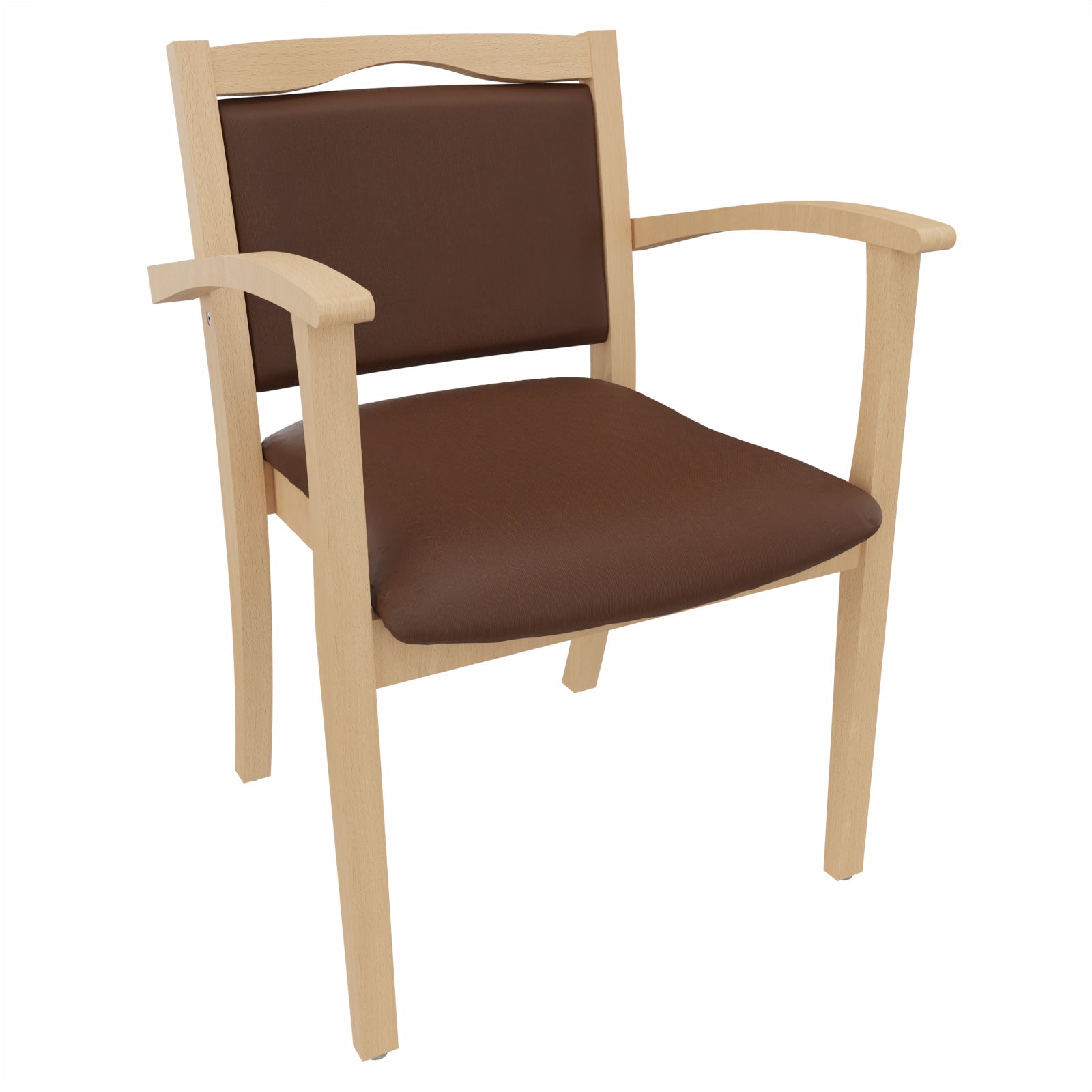 Seniorenstuhl Alexander mit Armlehnen – Komfortabler Pflegestuhl –  52cm - Bild 17