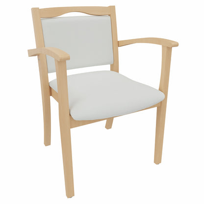 Seniorenstuhl Alexander mit Armlehnen – Komfortabler Pflegestuhl –  52cm - Bild 23