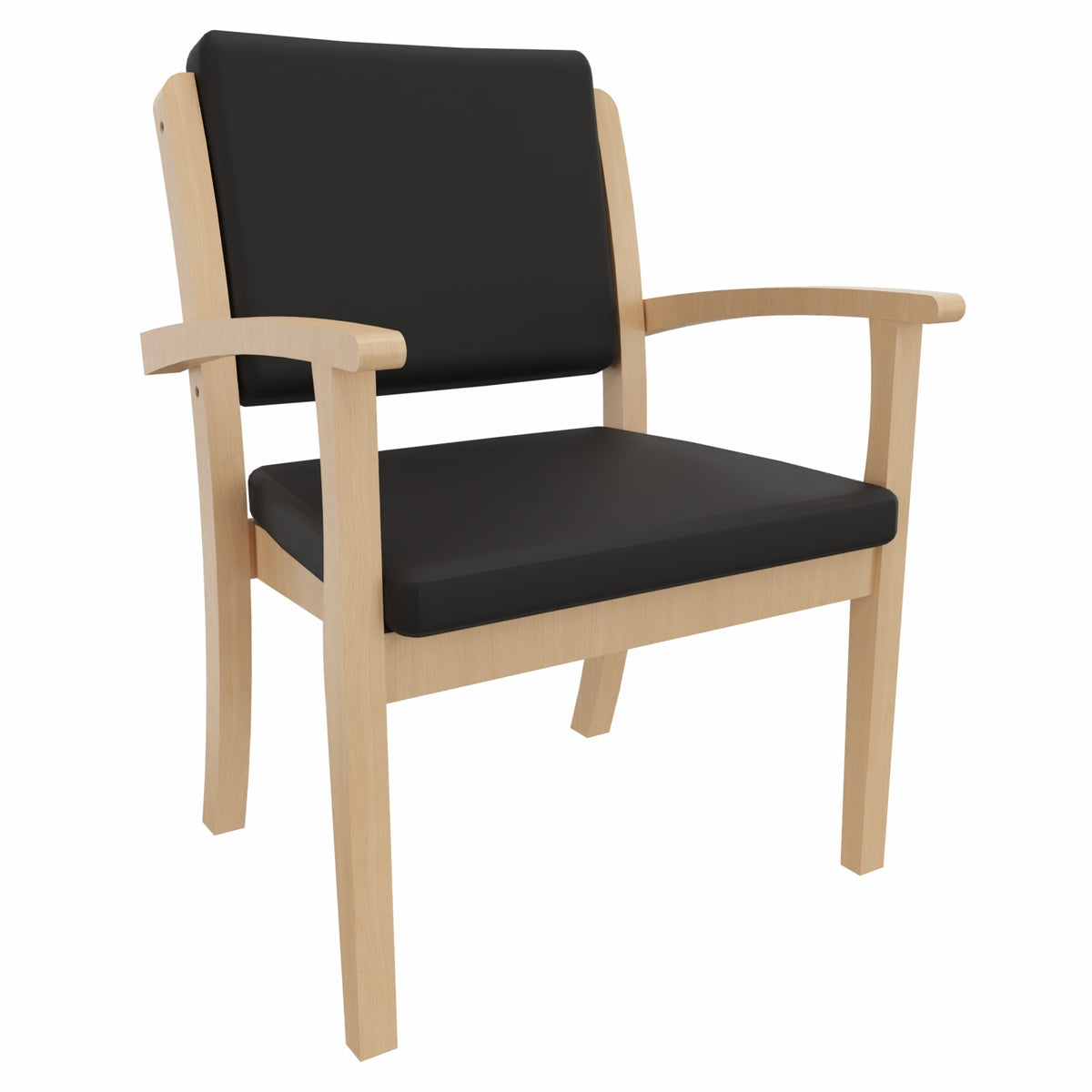 Schwerlaststuhl Alexander XXL – Stuhl mit Armlehnen für Schwergewichtige bis 250 kg – 52cm