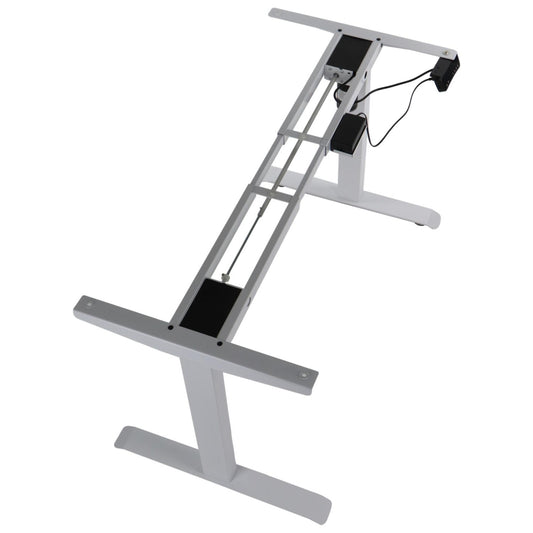 Elektrisch höhenverstellbares Schreibtischgestell Weiß mit USB – 70–118 cm, 1 Motor, 80 kg Tragkraft - Bild 2