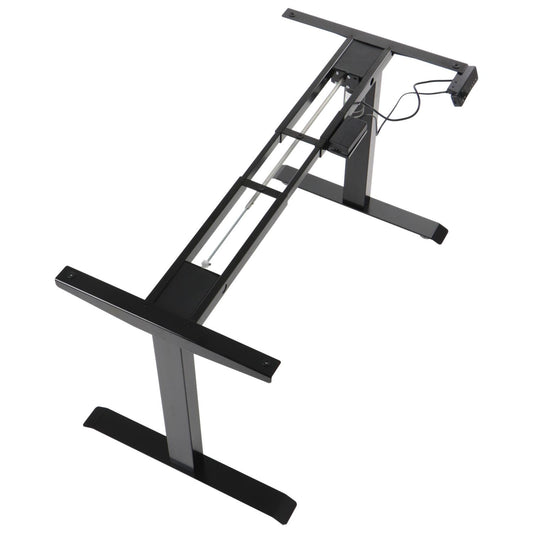 Elektrisch höhenverstellbares Schreibtischgestell Schwarz mit USB – 70–118 cm, 1 Motor, 80 kg Tragkraft - Bild 2