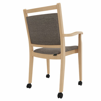 Pflegestuhl André mit Armlehnen und Rollen – Ideal für Senioren im Altenheim oder Zuhause - Bild 3