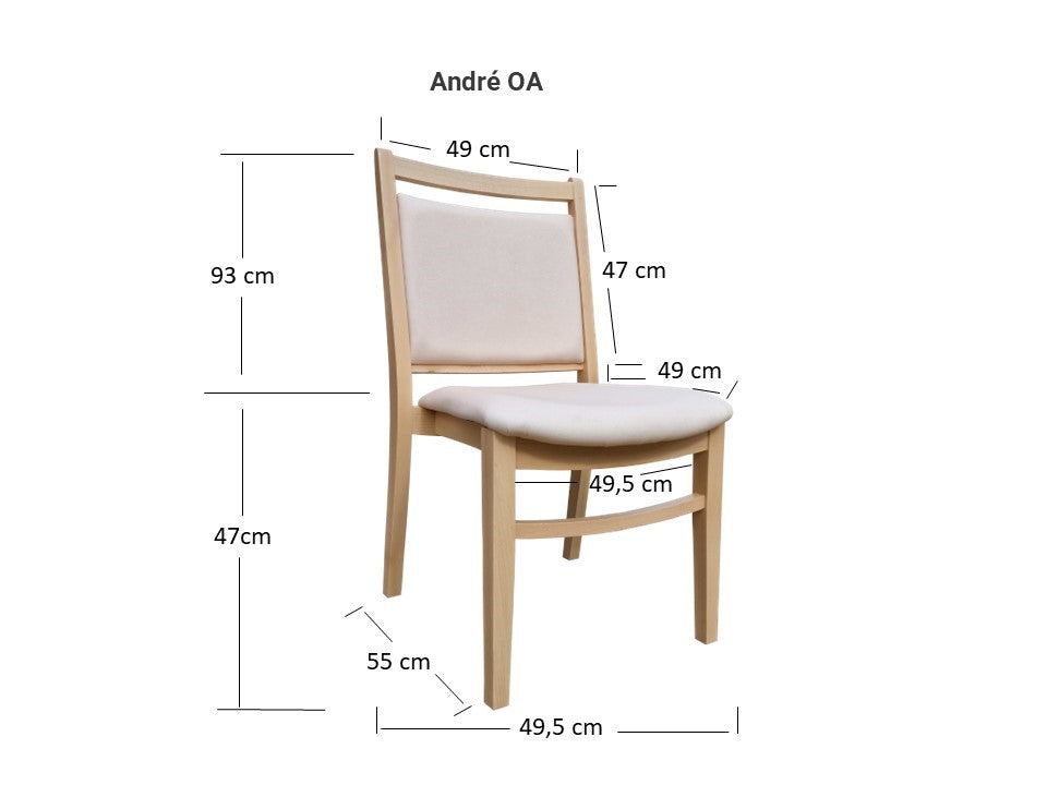 Pflegestuhl André ohne Armlehnen – Ideal für Senioren im Altenheim oder Zuhause - Bild 6
