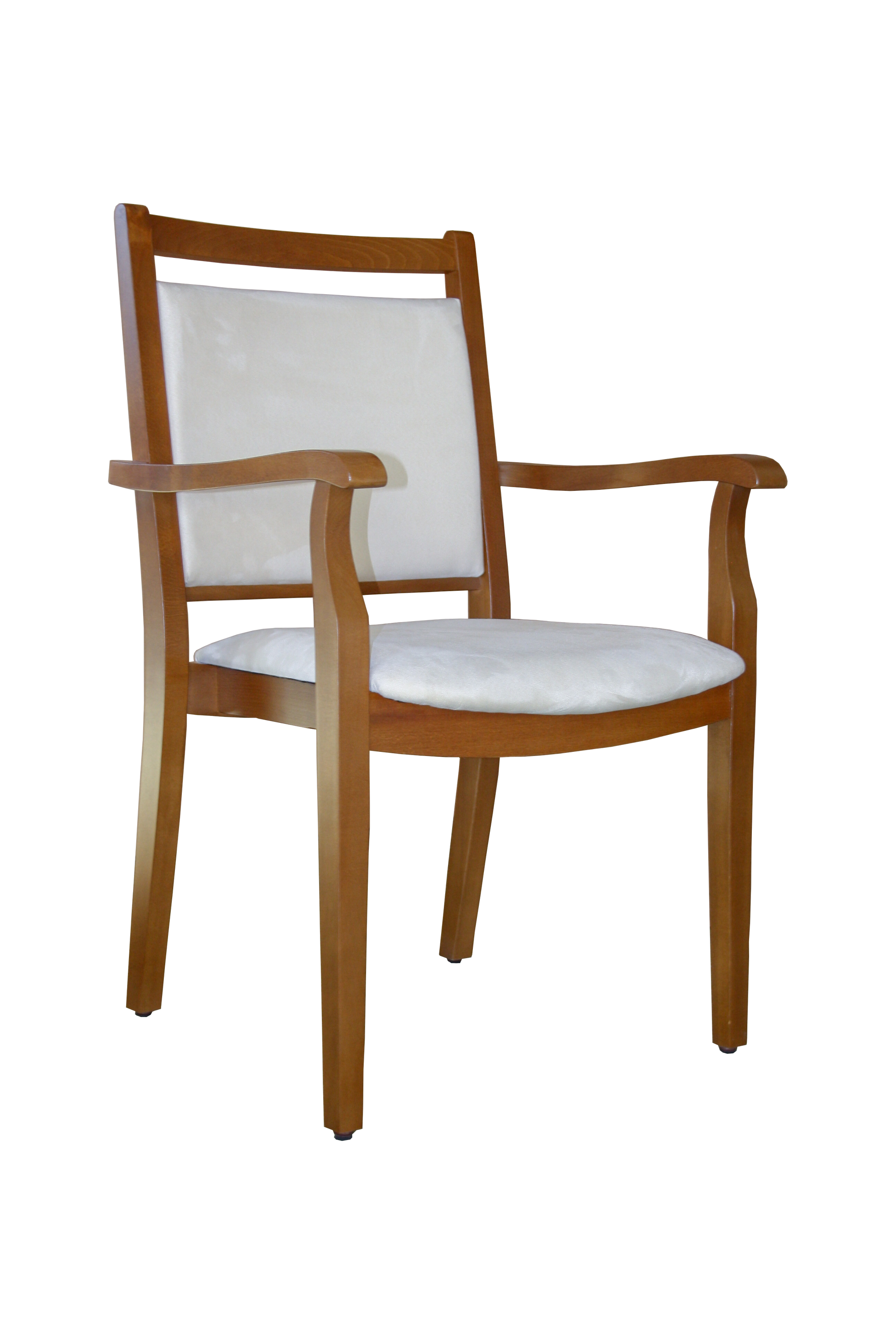 Pflegestuhl André mit Armlehnen Rustikal – Ideal für Senioren im Altenheim oder Zuhause - Bild 1