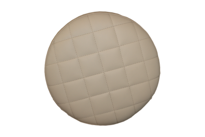 ERIDES Sitzpouf rund mit Rautensteppung - Hocker 40×45 cm, vielseitig & pflegeleicht - Bild 2