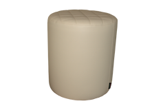 ERIDES Sitzpouf rund mit Rautensteppung - Hocker 40×45 cm, vielseitig & pflegeleicht - Bild 1