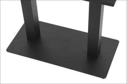 Tischgestell Doppelsäule SH-5003-3/B Höhe 72cm - rechteckiger Sockel, pulverbeschichteter Stahl, höhenverstellbar - Bild 2