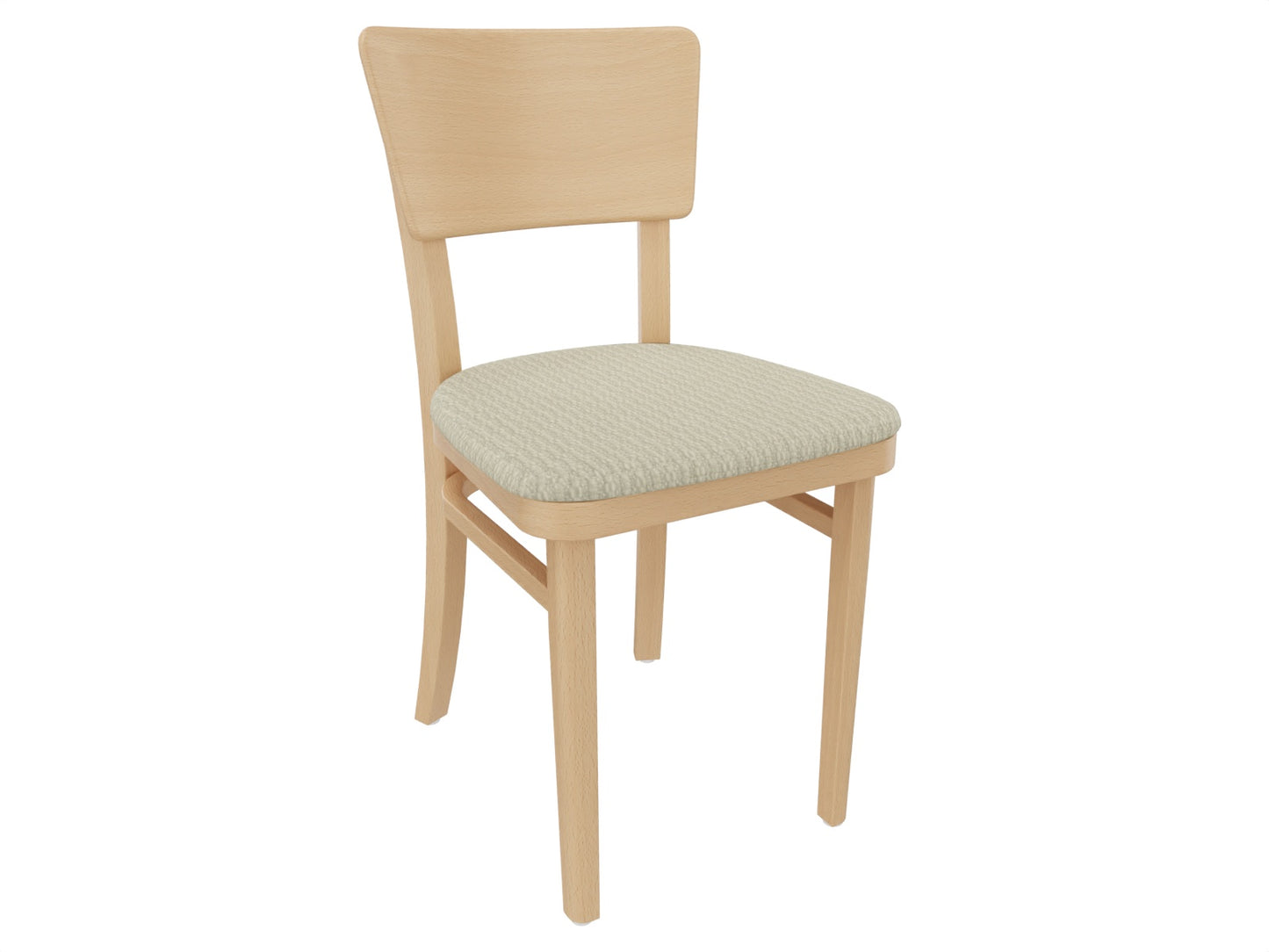 Küchenstuhl Deborah mit Sitzpolster – Bunter Holzstuhl in 3 Farben | Buche, lackiert, 42×47×82cm - Bild 8
