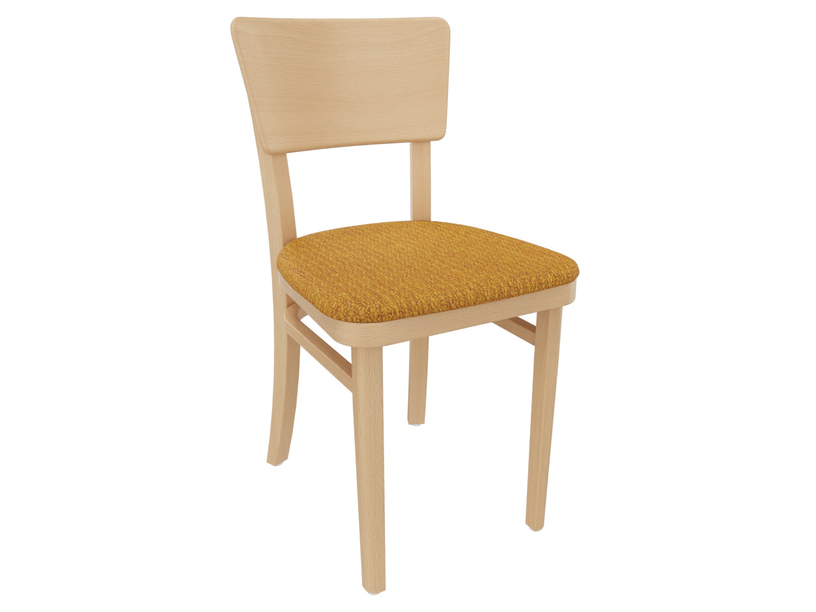 Küchenstuhl Deborah mit Sitzpolster – Bunter Holzstuhl in 3 Farben | Buche, lackiert, 42×47×82cm - Bild 6