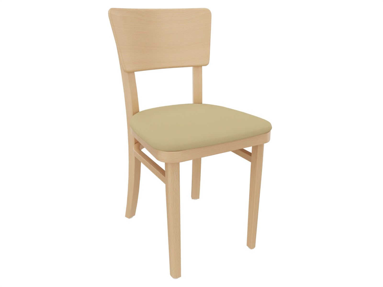 Küchenstuhl Deborah mit Sitzpolster – Bunter Holzstuhl in 3 Farben | Buche, lackiert, 42×47×82cm - Bild 4