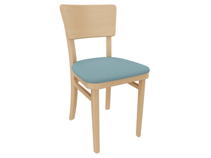 Küchenstuhl Deborah mit Sitzpolster – Bunter Holzstuhl in 3 Farben | Buche, lackiert, 42×47×82cm - Bild 2