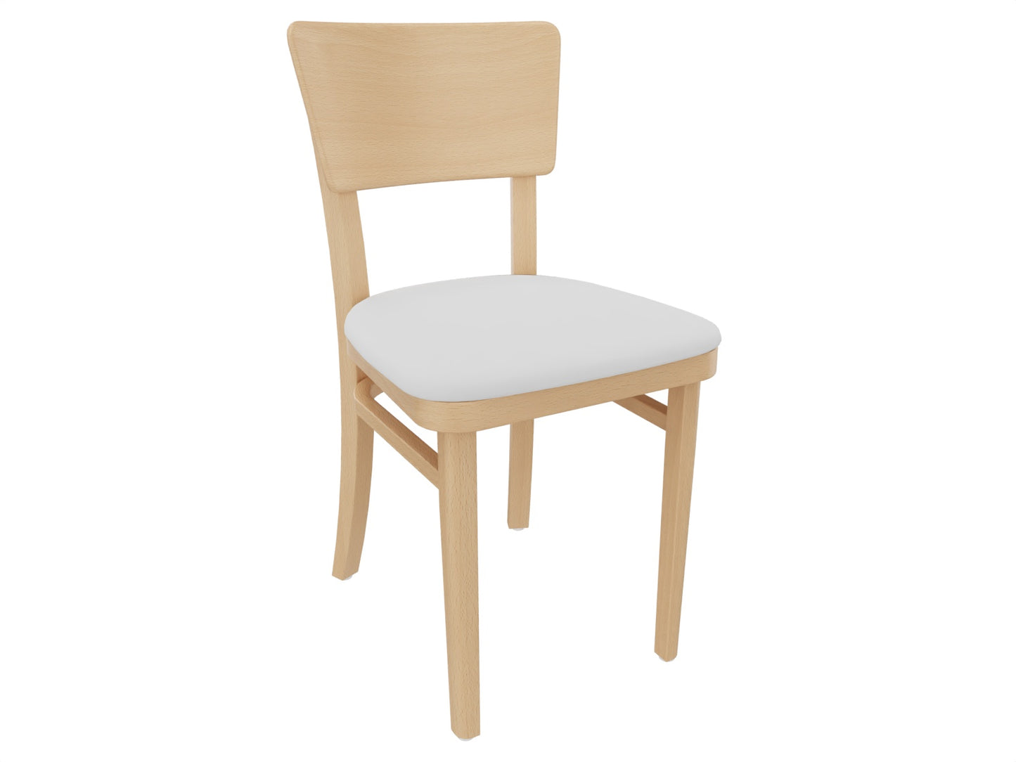 Küchenstuhl Deborah mit Sitzpolster – Bunter Holzstuhl in 3 Farben | Buche, lackiert, 42×47×82cm - Bild 5