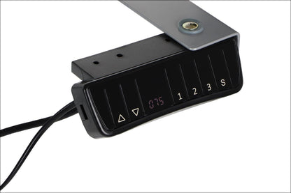 Elektrisch höhenverstellbares Schreibtischgestell Alufarbend mit USB – 70–118 cm, 1 Motor, 80 kg Tragkraft - Bild 5