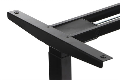 Elektrisch höhenverstellbares Schreibtischgestell Schwarz mit USB – 70–118 cm, 1 Motor, 80 kg Tragkraft - Bild 8