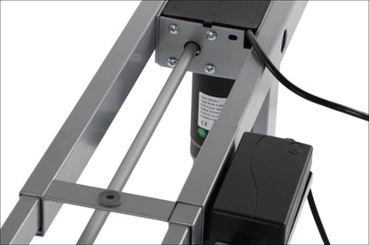 Elektrisch höhenverstellbares Schreibtischgestell Alufarbend mit USB – 70–118 cm, 1 Motor, 80 kg Tragkraft - Bild 8