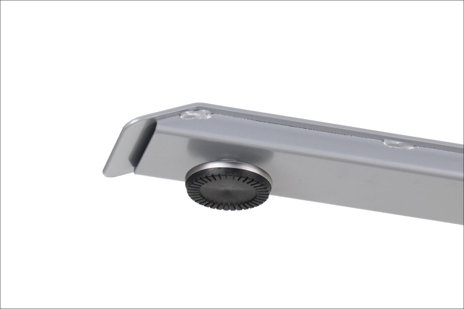 Elektrisch höhenverstellbares Schreibtischgestell Alufarbend mit USB – 70–118 cm, 1 Motor, 80 kg Tragkraft - Bild 4