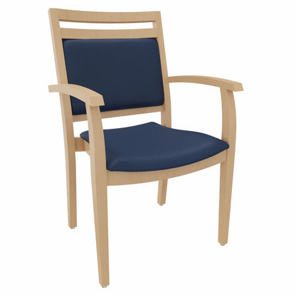 Seniorenstuhl Georg – Pflegestuhl mit Armlehnen und Griffleiste für Alltag und Pflege - Bild 18