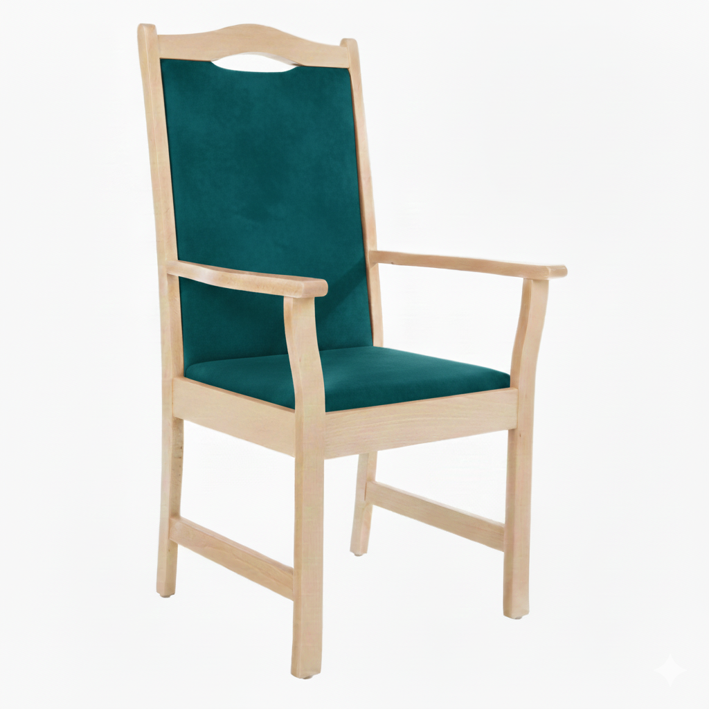 Armlehnenstuhl Hochlehner Manuel – Bequemer Hochlehner mit Armlehnen für Senioren und Pflege