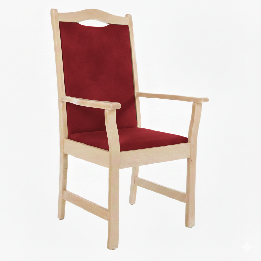 Armlehnenstuhl Hochlehner Manuel – Bequemer Hochlehner mit Armlehnen für Senioren und Pflege