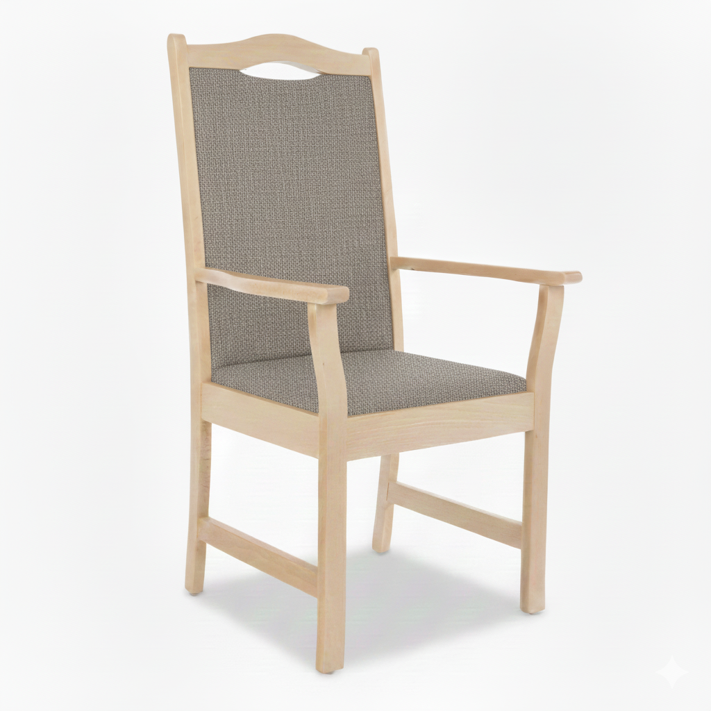 Armlehnenstuhl Hochlehner Manuel – Bequemer Hochlehner mit Armlehnen für Senioren und Pflege