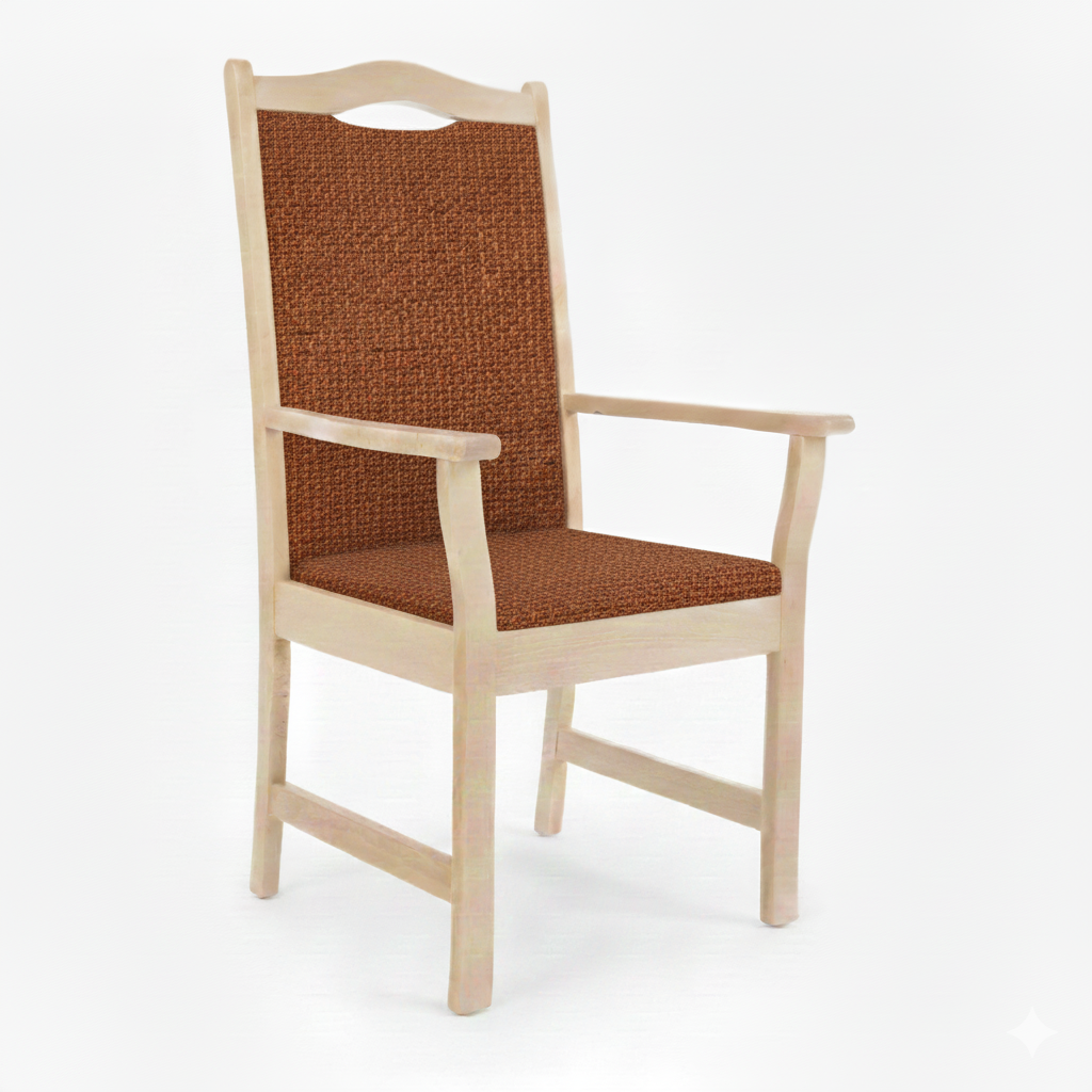 Armlehnenstuhl Hochlehner Manuel – Bequemer Hochlehner mit Armlehnen für Senioren und Pflege