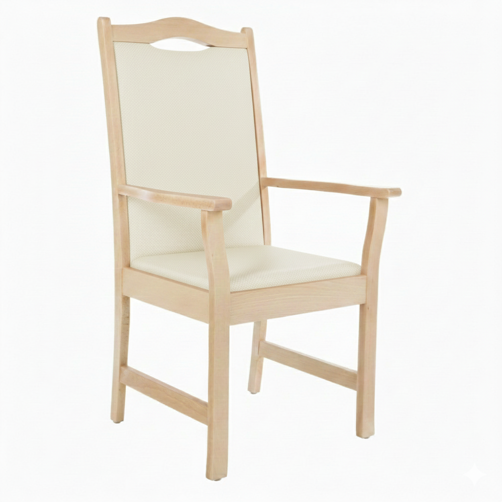 Armlehnenstuhl Hochlehner Manuel – Bequemer Hochlehner mit Armlehnen für Senioren und Pflege