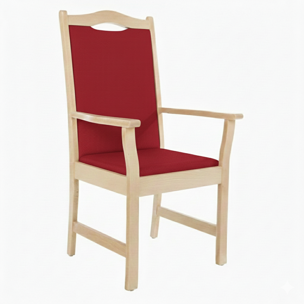 Armlehnenstuhl Hochlehner Manuel – Bequemer Hochlehner mit Armlehnen für Senioren und Pflege