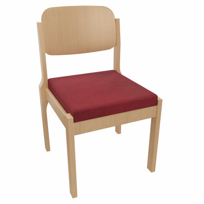 Konferenzstuhl Michael S mit Sitzpolster – Stapelbarer Stuhl für Büro, Wartebereich und Besprechung - Bild 22