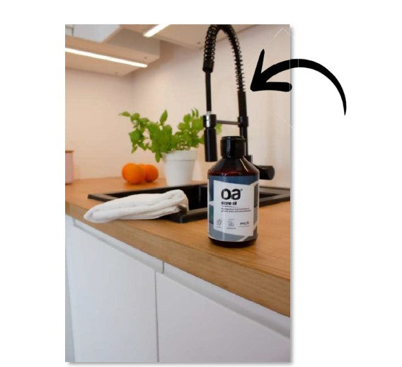 OA STONE OIL 250ml – Imprägnierung & Pflege für Granitspülen, Naturstein & Edelstahl - Bild 2