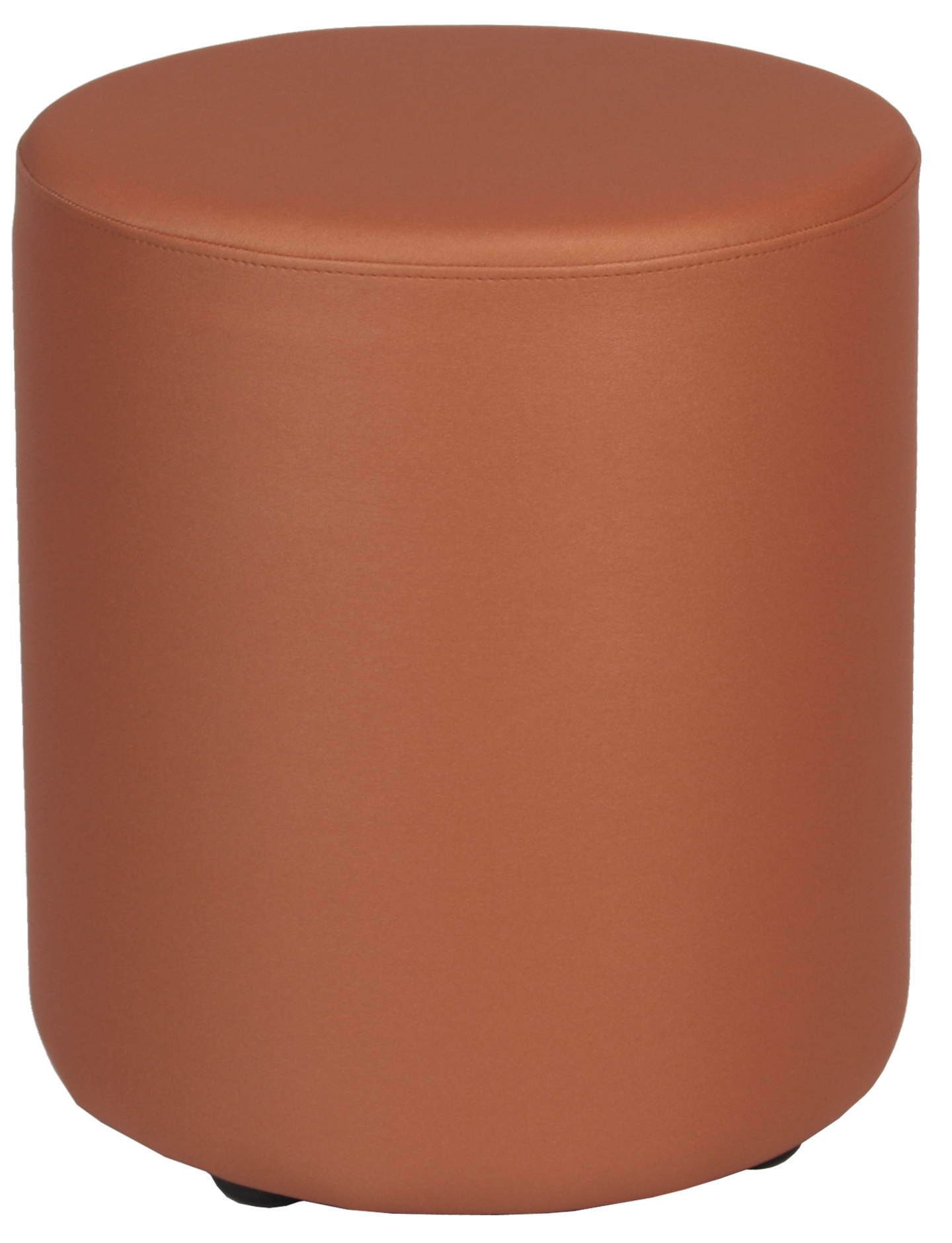 ERIDES Sitzpouf rund – Moderner Hocker mit Kunstlederbezug, 40×45 cm, Made in Germany - Bild 4