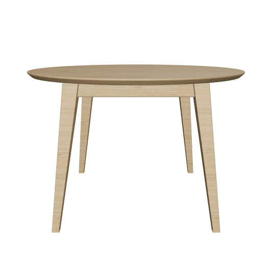 Eichentisch Orbetello rund 110 cm | Geölt & massivholz | Wohnzimmer & Esszimmer