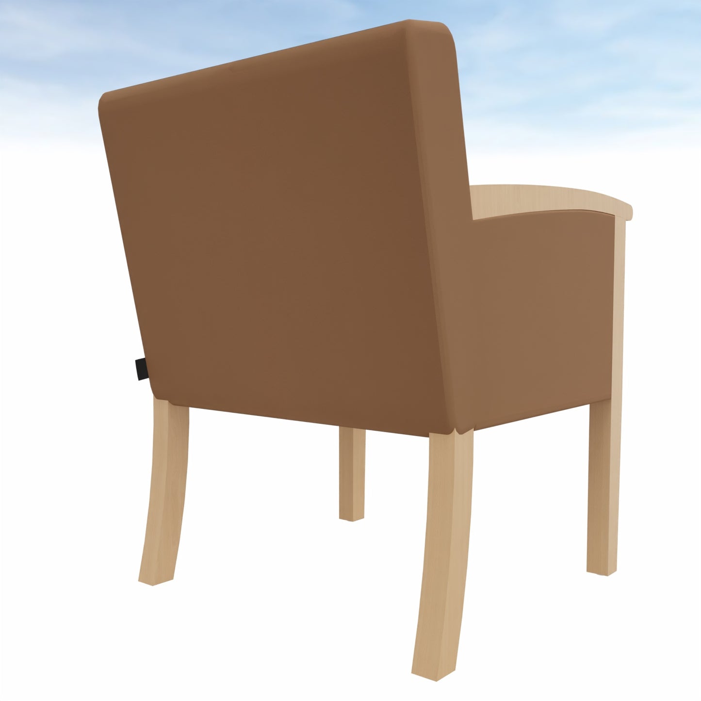 Sessel Santana – Massivholz-Polstersessel mit Gurtpolsterung und hoher Belastbarkeit - Bild 4